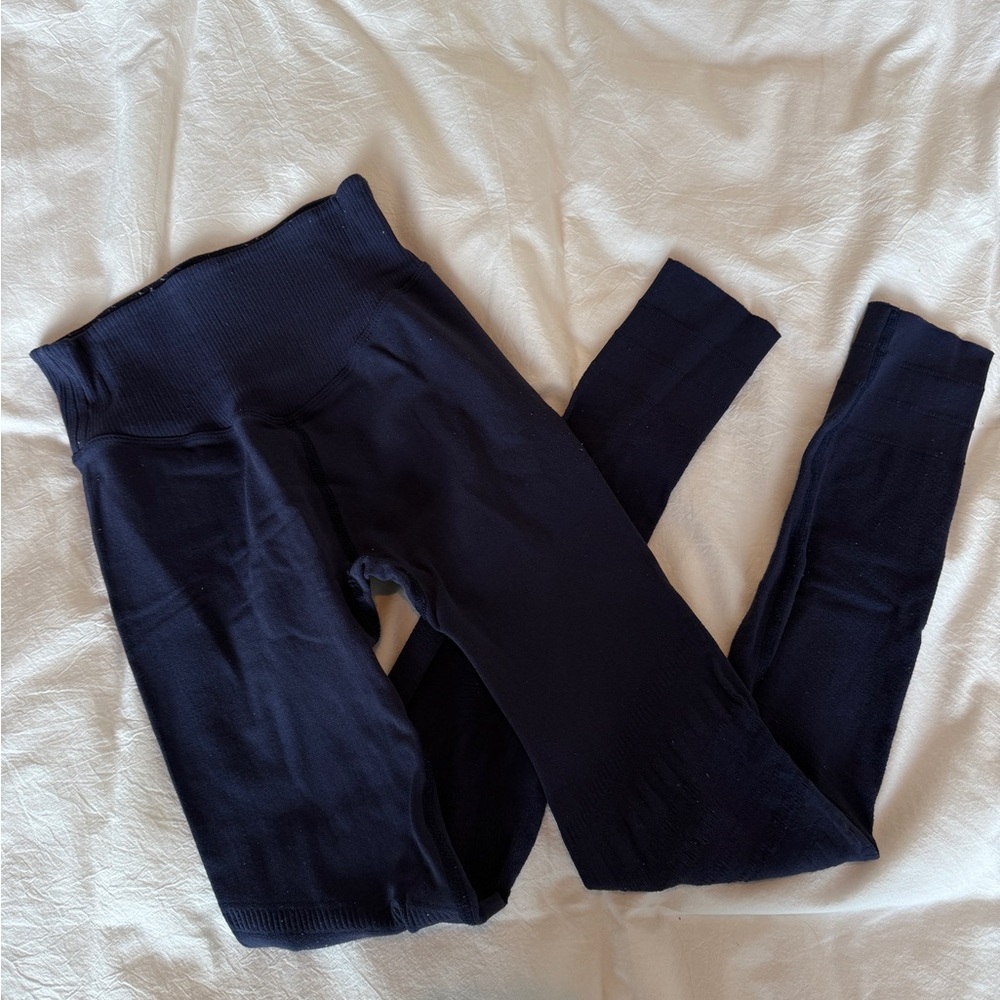 FP Movement Navy Ribbed Leggings